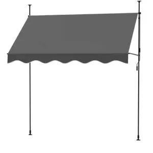 기둥식 무타공 차양 어닝 고정 차양막 테라스 비가림막