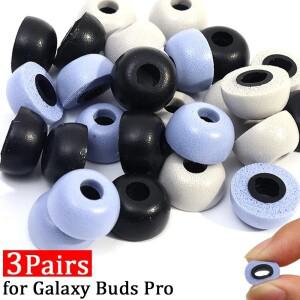 S/M/L 미끄럼 방지 메모리 폼 이어 팁 삼성 호환 Galaxy Buds Pro 버드 플러그 액세서리한