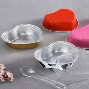 알루미늄 모양 하트 컵 호일