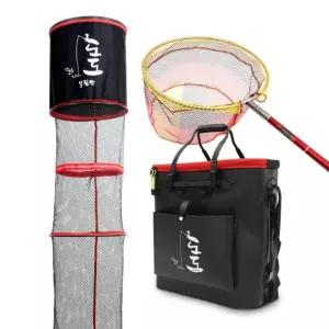 싸파 도도 삼형제 세트 민물낚시 필수품 뜰채 살림망