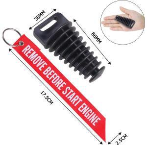 1/3/5개 1.07인치 - 1.85인치 배기 파이프 플러그 바이크 오토바이 모터크로스 고무 에어 블리더 세척 보호