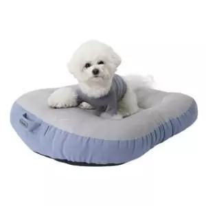 [반려] 강아지 극세사 투톤 쿠션 대형 1P 고양이 애견 숨숨집