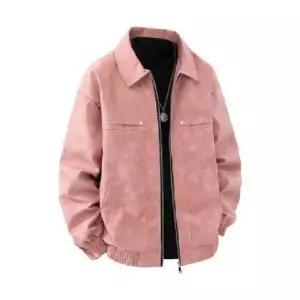 남자항공점퍼 빈티지 솔리드 숄칼라 가죽 코트 마이야르 자켓 상의 ible1