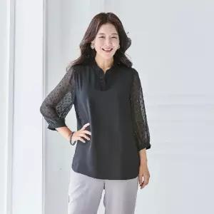 (단)[바띠] 블랙펄 블라우스