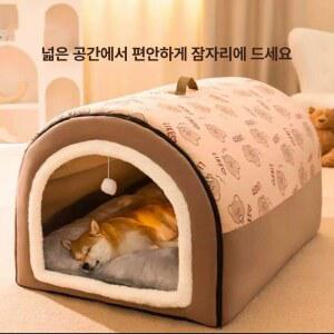 대형견 방한텐트 강아지 하우스 강아지난방텐트 대형강아지집 고양이텐트 강아지텐트 길냥이집
