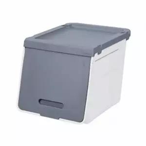 디자인 슬림형 그레이 루맥스 중형 슬라이딩 - 멀티박스 소품함 시스맥스