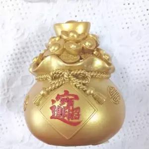 소품 금원보 저금통 돈들어오는 황금 복주머니 인테리어