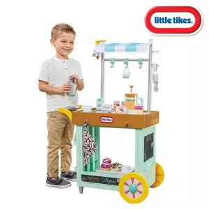 리틀타익스 커피 카트/가정/키즈룸/놀이방/카페/장난감/완구/어린이용/키즈용/아동용/어린이집용/가정용/키