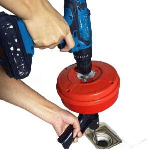 전동스프링 청소기 배수관 뚫는 변기 막힘 7MM 배관 어댑티브 전동