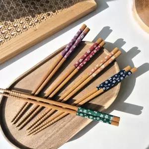 세트 5P(플라워) 젓가락 일본 프리미엄