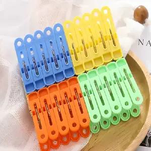 건조 100개 빨래고리 양말 집게 고리형 이불 걸이 세탁 색상랜덤 빨래집게