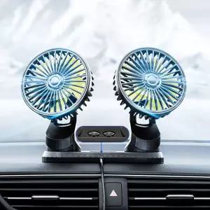 차량용 카펜 USB 자동차 다각도 트윈선풍기 트윈 써큘레이터