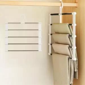 (사이즈 5단)옷걸이 5단 바지정리