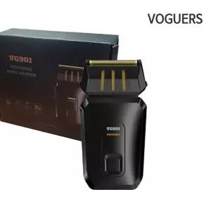 ( )휴대용 뒷머리 보거스VG901블랙 쉐이버 면도기 c타입 마무리용 일자면도기 잔털정리 미니