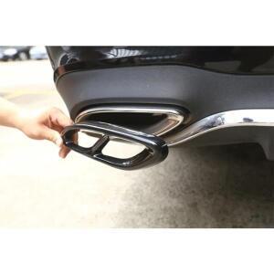 A클래스 W176 B W246 W212 W205 X253 C180 C2 R-AUTO용 호환 배기 팁 머플러 파이프 커버 카바 테일 스틸