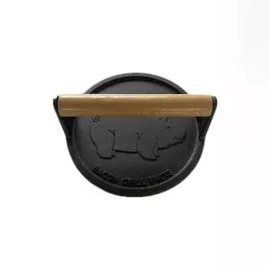 버거프레스 누름팬 고기 누름판 햄버거 누르개 무쇠 스테이크 그리들 철판 그릴 조리기구