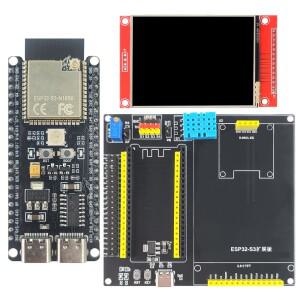 ESP32-S3-DevKitC-1 개발 보드 키트 2.8인치 TFT LCD BT 2.4G Wifi 모듈 8MB PSRAM 16MB 플래시 N16R8 42Pi