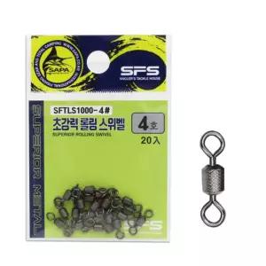 싸파 초강력 롤링 스위벨 4호 스냅 도래 회전 낚시 채비