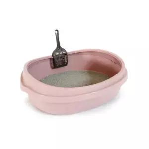 고양이화장실 고양이화장실위치 원목고양이화장실 인디핑크 대형