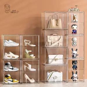수납함 진열대 아크릴 정리함 가방정리함 진열 가방 보관함 투명