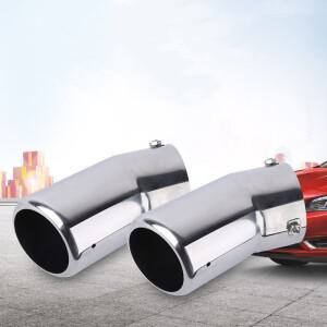 도요타 호환 랜드 크루저 200 렉서스 호환 570 스테인레스 스틸 테일 배기 머플러 팁 파이프 자동차 스타일