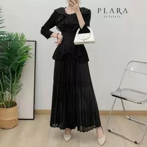 플라라 88까지플리츠러플드레시블라우스스커트벨트SET_PF4FSE008CF