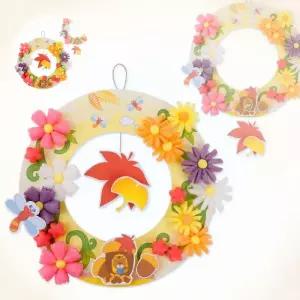 플레이콘 담은 가을을 리스 만들기 5인용 소근육발달