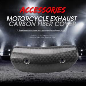 바이크 오토바이 배기 탄소 섬유 보호기 열 실드 BMW 호환 S1000RR 10-20 머플러 커버 중간 파이프 연결