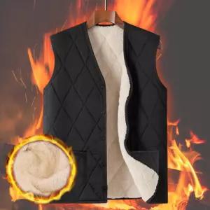 기모 안감 퀄팅 누빔 조끼 간절기 브이넥 베스트