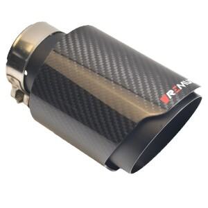 매트 블랙 배기 파이프 트윌 광택 섬유 카본 자동차  노즐 테일 머플러 팁 (VREMUS 포함)