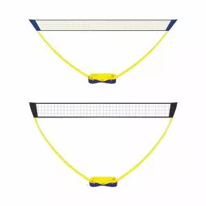 배구네트 휴대용 야외 족구 간이 메쉬 접이식 이동식 발리볼 네트 배드민턴 폴 해변