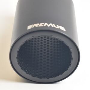 의 범용 스테인레스 스틸 플랜지 배기 파이프 머플러 팁 플랫 컷 매트 블랙 코스트 VRENUS 포함