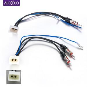 도요타 호환 라디오 오디오 액세서리 어댑터 커넥터 플러그 용 자동차 스테레오 안테나 케이블