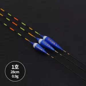 싸파 솔리드내림 찌 28cm 블루 민물 낚시 솔리드톱