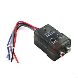 P88C 전문가 고급 스피커 신호로 저수준 RCA 어댑터 자동차 오디오 액세서리  작업 플라스틱 재료