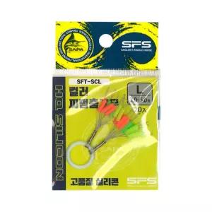 싸파 컬러 찌멈춤 고무 스토퍼 L 3.0-5.0호 SFT-SCL