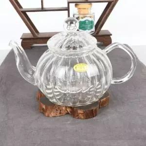 투명유리 보온 테이블팟 600ml 보리차주전자 다관다기 투명