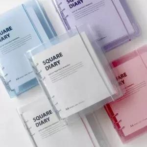 투명다이어리 네임카드 다이어리 다이어리제작 밴드 트윙클 커버