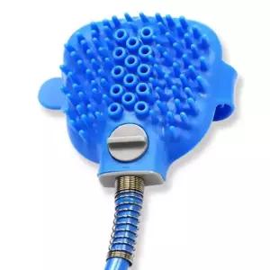 애견마사지 샤워브러쉬 2in1 샤워 호스 거품목욕