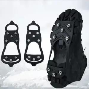 CU 아이젠 핏 2P 밴드형 탈부착이 편한 빙판길 미끄럼방지 신발 등산화 운동화 스파이크 등산용품