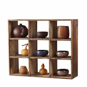 다기 다도 수납장 진열 원목 진열대 인테리어 장식