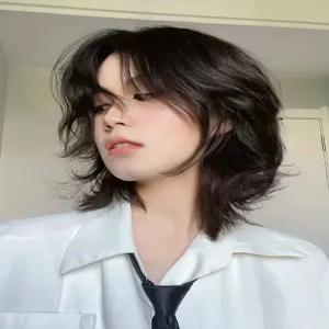 남성 긴머리 가발 리프컷 내추럴 웨이브 스타일 장발 헤어 연출 패션용 코스프레 자연스러운