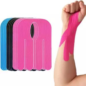 손목 프리컷용 운동학 테이프 방수 및 통기성 볼링 12개 터널용 저자극 라텍스 프리 탄력 운동 스포츠 관절