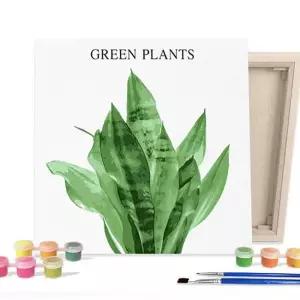 [아트박스]/아이러브페인팅 명화 그림그리기 히트 보태니컬 스네익 리프 25x25