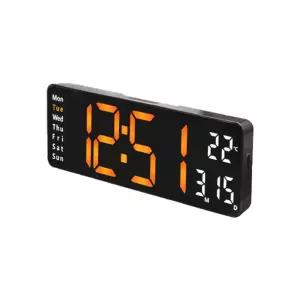 디지털벽 LED 스톱워치 달력 다기능 벽시계 알람 벽걸이