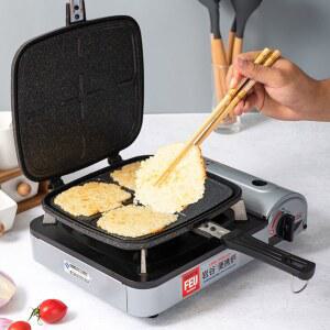 누룽지기계 누룽지제조기 볶음밥 메이커 기계 쥐포 누릉지 와플 디저트 파르페 누룽지 양면팬