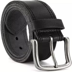 YOURAN 풀 그레인 가죽 벨트 남성 1.5 캐주얼 작업 청바지 골프 선물 상자 핸드메이드