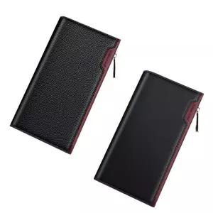 장지갑 윌리엄폴로 남성용 1단 소가죽 다용도