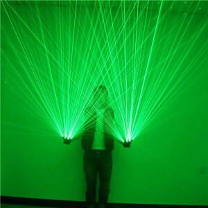 장갑 LED 공연 파티 댄스 소품 그린왼손100빔