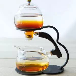다관 스탠드형 커피 유리 메이커 티포트 주전자 티팟